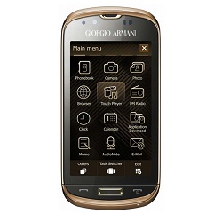 Unlock phone B7620 Giorgio Armani Available products