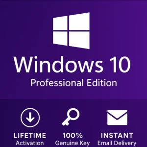 Windows 10 Lifetime License Genuine Activation Key, Instant Delivery